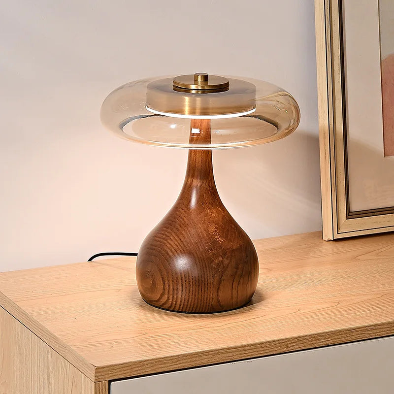 Luxecopper - mushroom skrivebordslampe