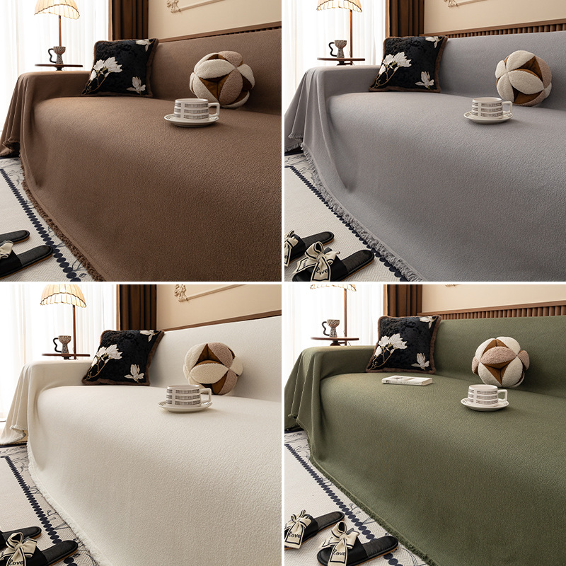 Luxurawrap sofa cover - blød, skridsikker beskyttelse af sofaen - geometrisk, kæledyrsvenligt betræk til sofaen