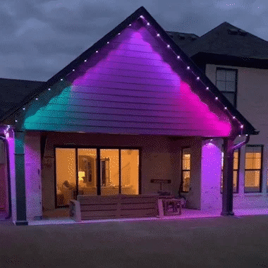 Smart regnbue led permanent dekorativt lys