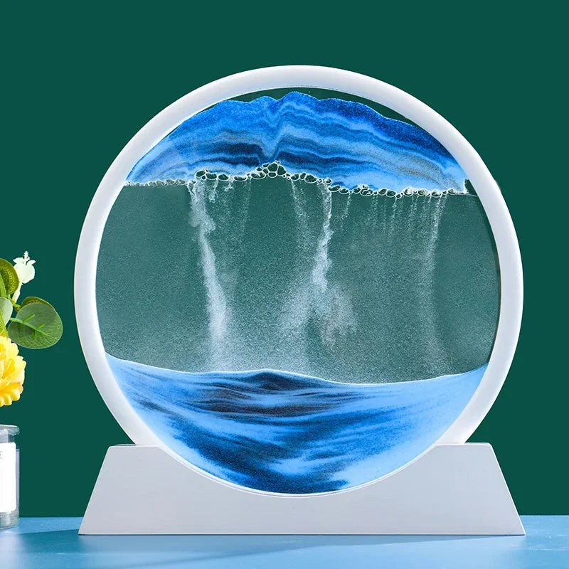 EternalDunes - 3d -bevægende sandlandskabstimeglas