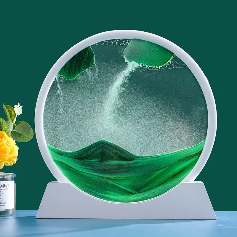 EternalDunes - 3d -bevægende sandlandskabstimeglas