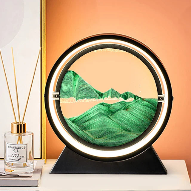 TimeFlow - 3D timeglas bordlampe