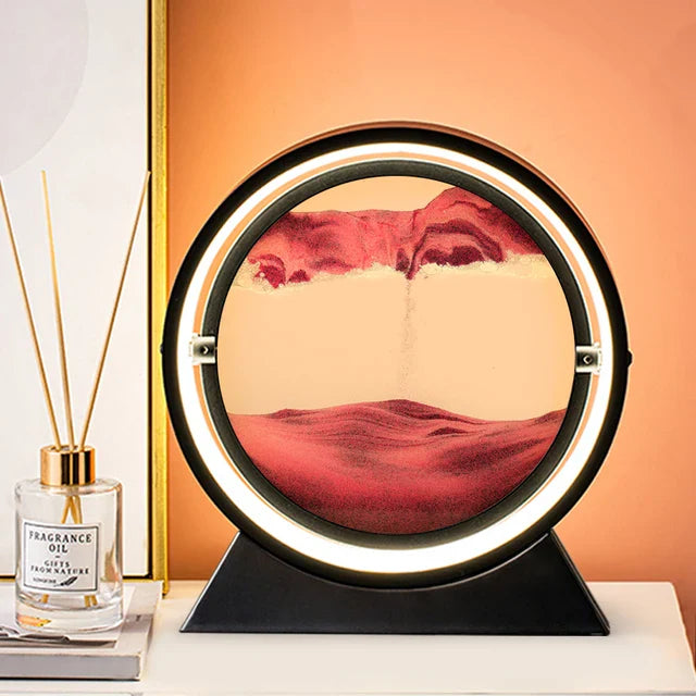 TimeFlow - 3D timeglas bordlampe