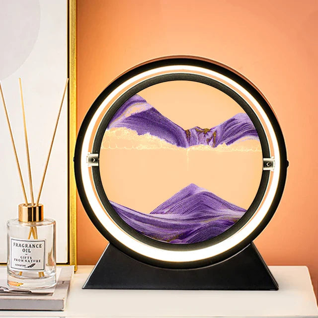 TimeFlow - 3D timeglas bordlampe