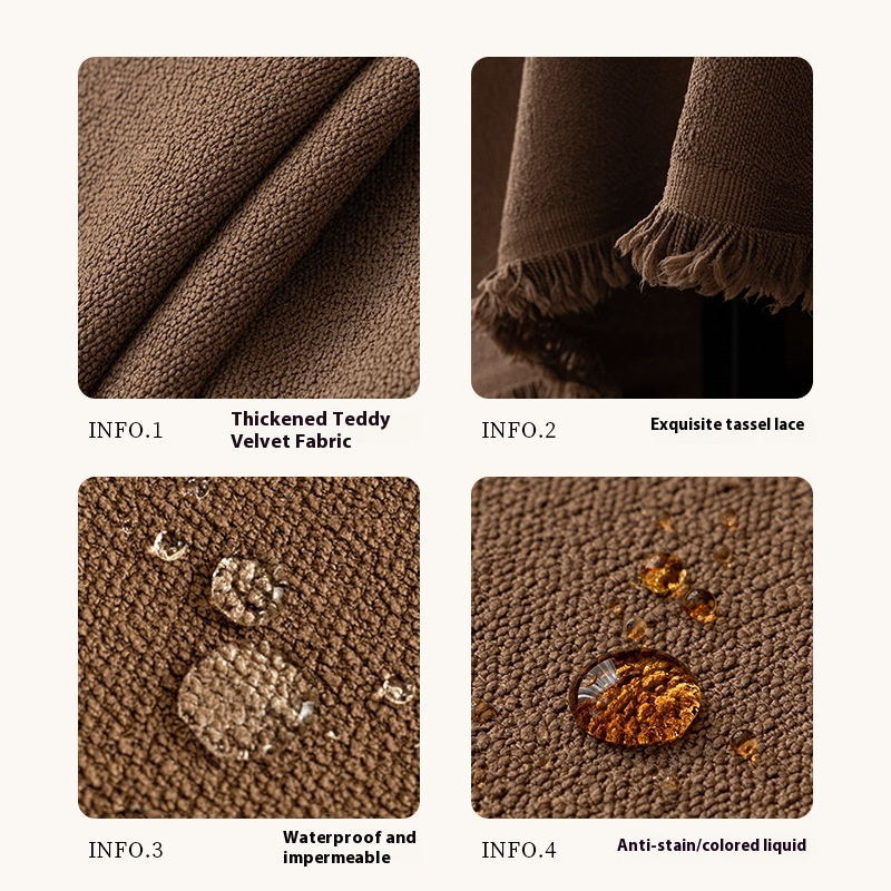 Luxurawrap sofa cover - blød, skridsikker beskyttelse af sofaen - geometrisk, kæledyrsvenligt betræk til sofaen