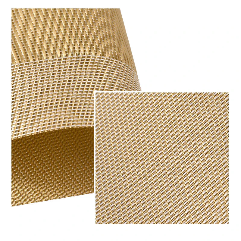 GoldenMinimalist - varmebestandige vævede dækkeservietter
