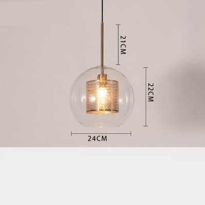 Hiveglim - geometrisk hængelampe i glas med honeycomb-design - vintage loftbelysning