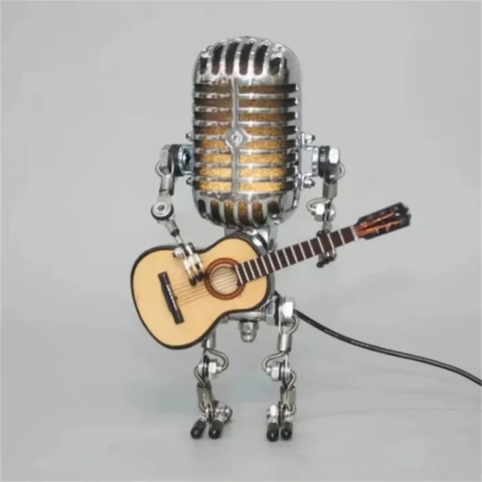 Guitarlampe - lamperobot med guitar