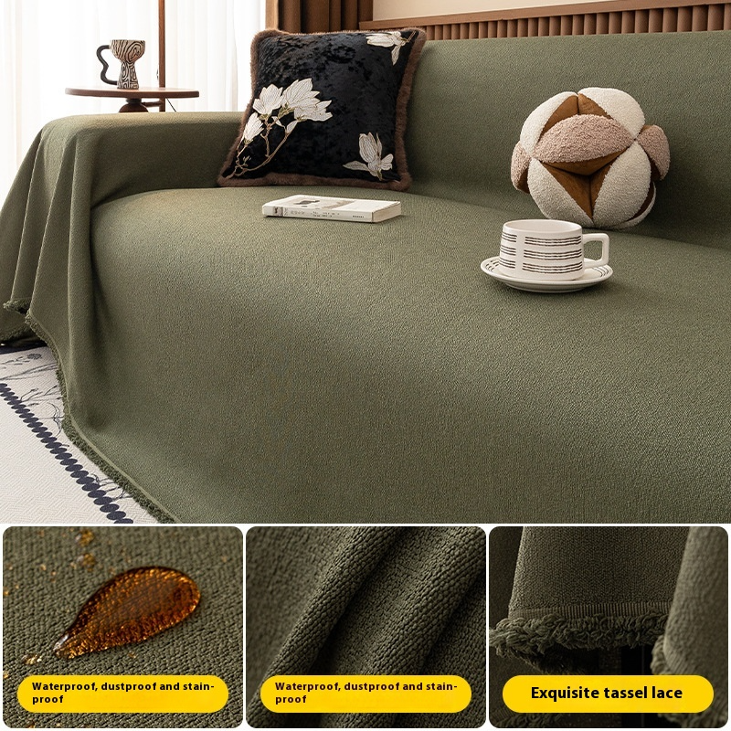 Luxurawrap sofa cover - blød, skridsikker beskyttelse af sofaen - geometrisk, kæledyrsvenligt betræk til sofaen
