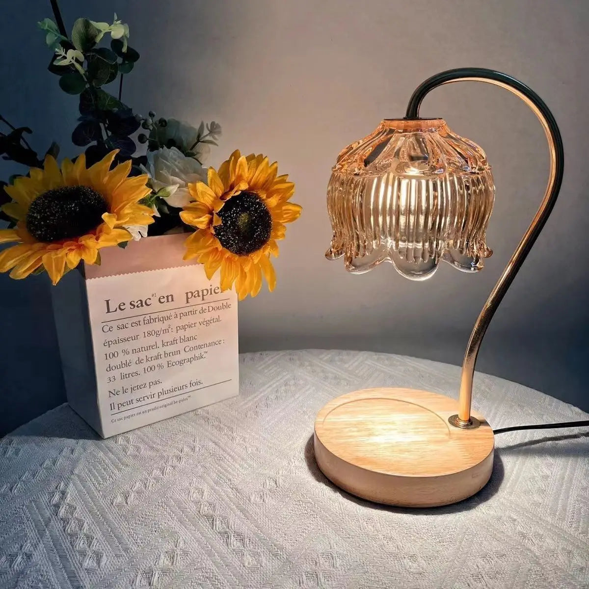 Vintage vibe - retro natlampe til aromaterapi