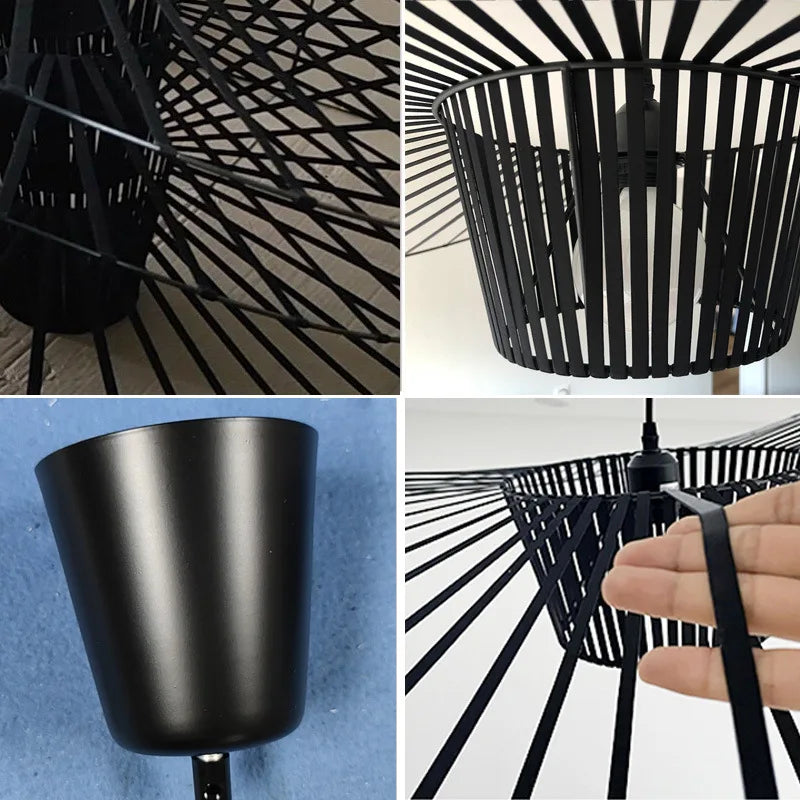 Shadowsleek - black hat-pendellampe