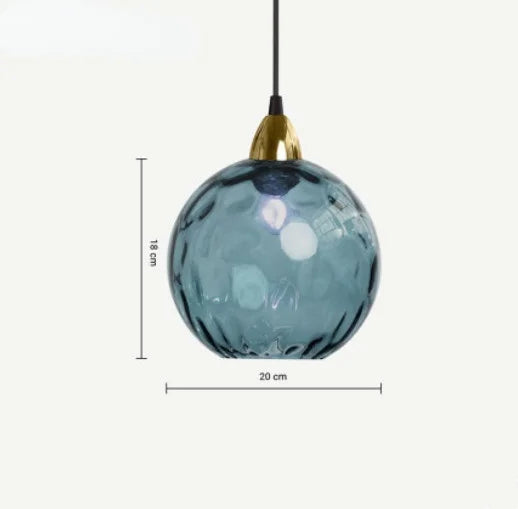 Crystalglobe - pendellampe med glaskugle