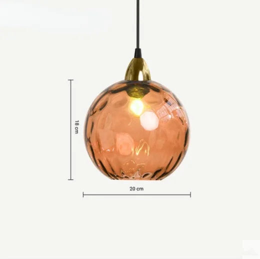 Crystalglobe - pendellampe med glaskugle