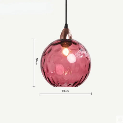 Crystalglobe - pendellampe med glaskugle