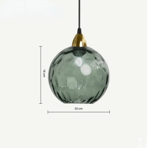 Crystalglobe - pendellampe med glaskugle