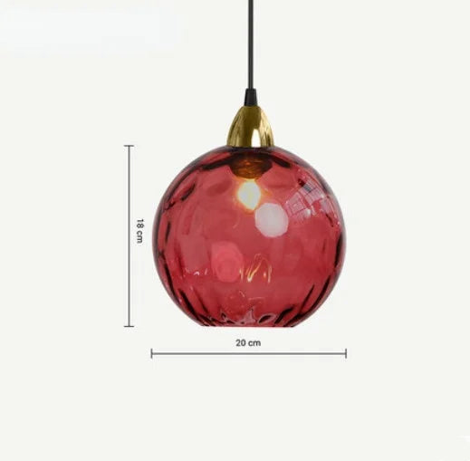 Crystalglobe - pendellampe med glaskugle