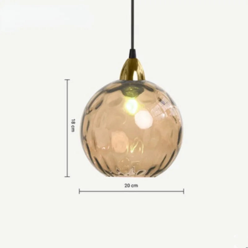 Crystalglobe - pendellampe med glaskugle