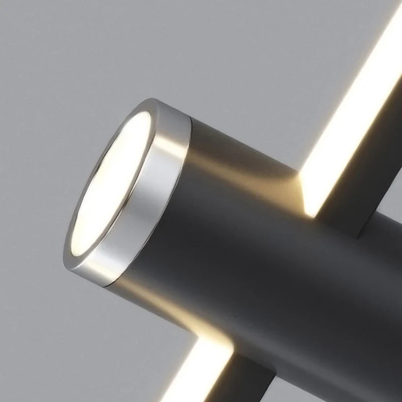 Linearglow - moderne minimalistisk lysekrone til spisestuen