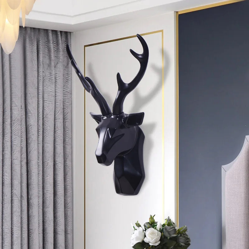 Majesticstag - 3d statue af hjortehoved
