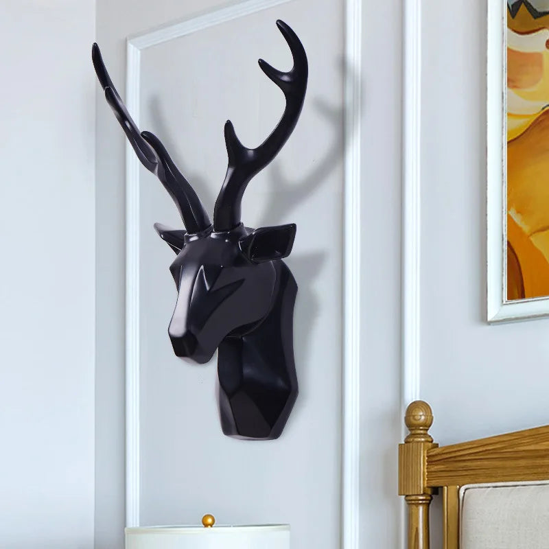Majesticstag - 3d statue af hjortehoved