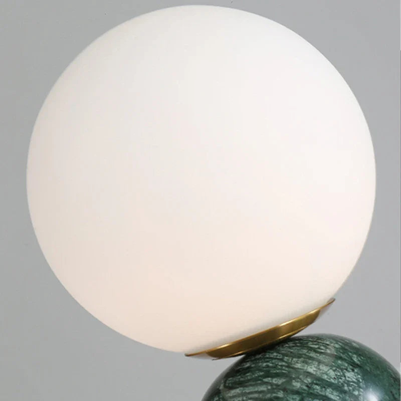 MarbleLustre | marmor rund glaslampe