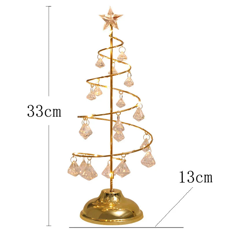 CrystalTree | juletræ bordlampe