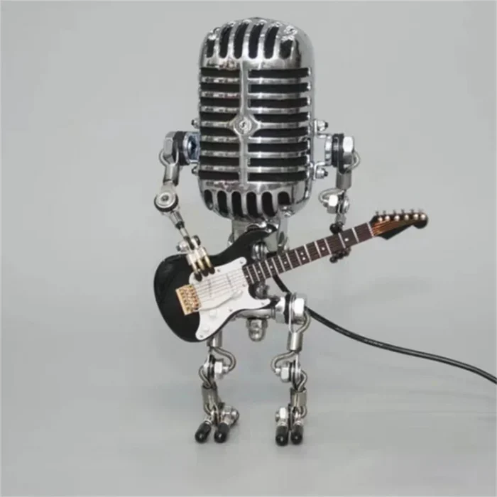 Guitarlampe - lamperobot med guitar