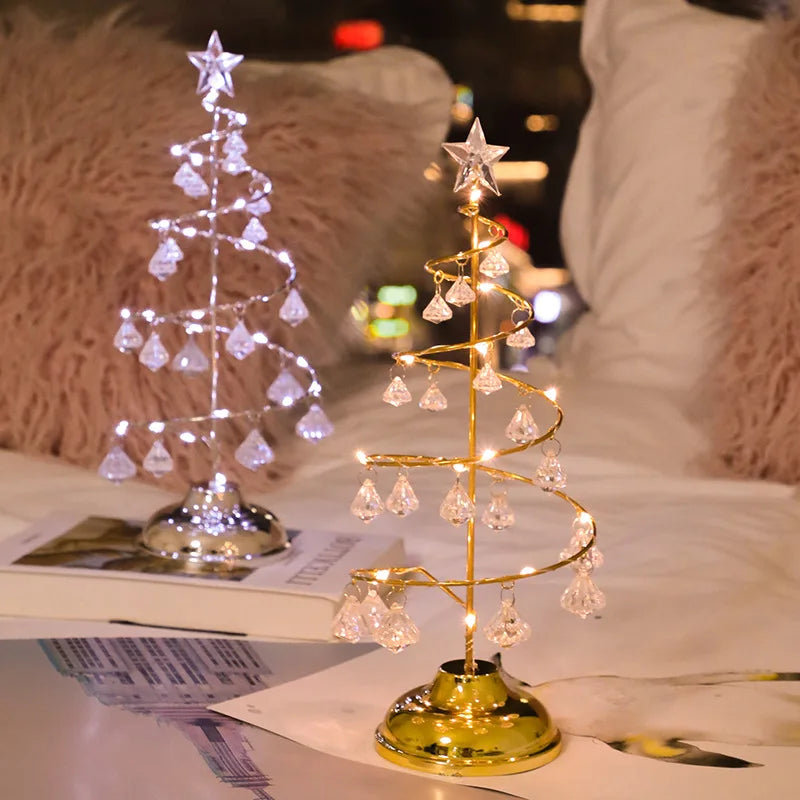 CrystalTree | juletræ bordlampe