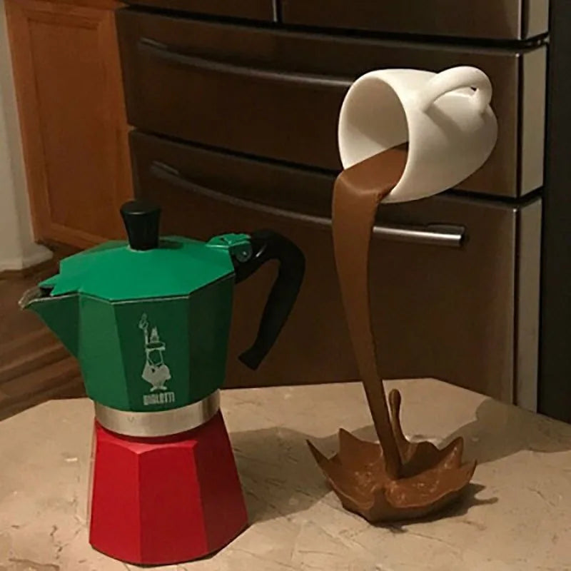 Mochamotion - svævende kaffeskulptur