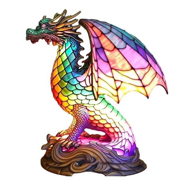 EnchantedRealm - natlampe med farverige dyr