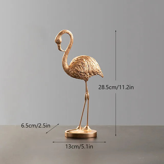 Prestigefyldt flamingo - flamingo luxus dekor