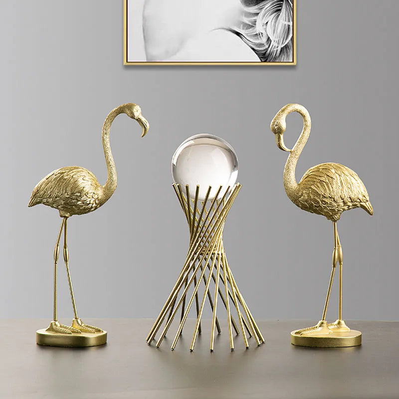 Prestigefyldt flamingo - flamingo luxus dekor