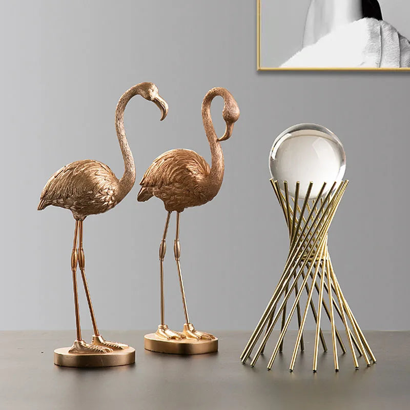Prestigefyldt flamingo - flamingo luxus dekor