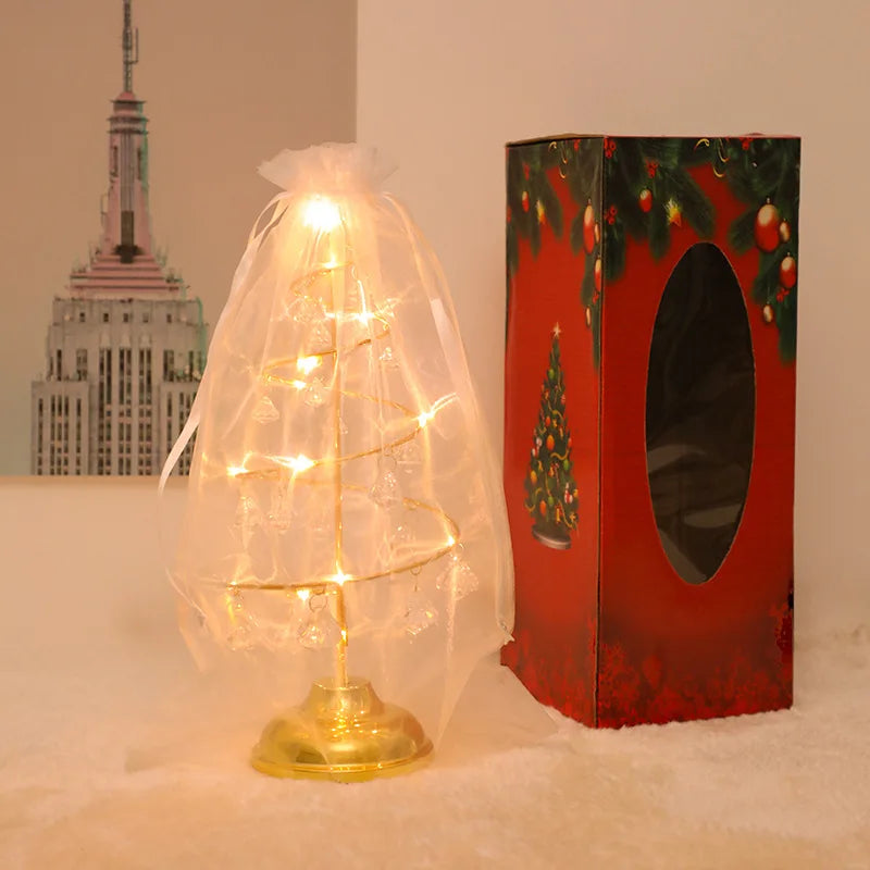 CrystalTree | juletræ bordlampe
