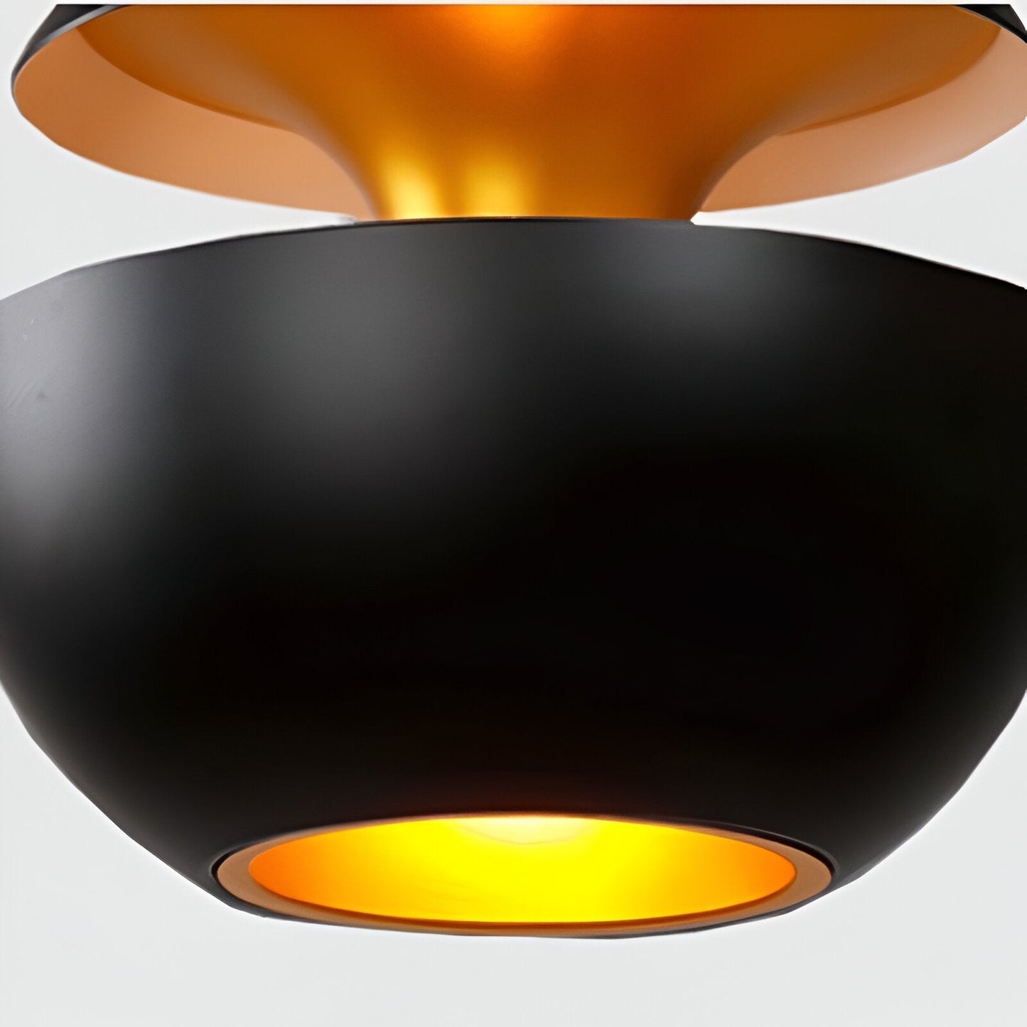 Apfel pendellampe - sort hvid sol pendellampe - kunstnerisk e27 pendellampe
