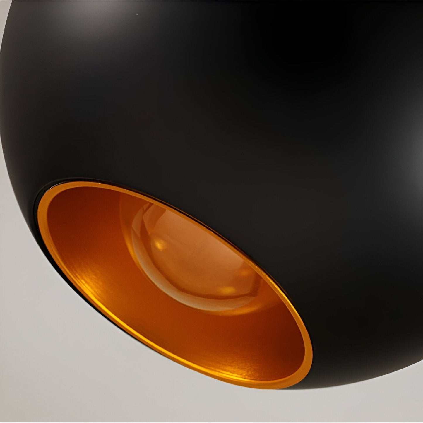 Apfel pendellampe - sort hvid sol pendellampe - kunstnerisk e27 pendellampe