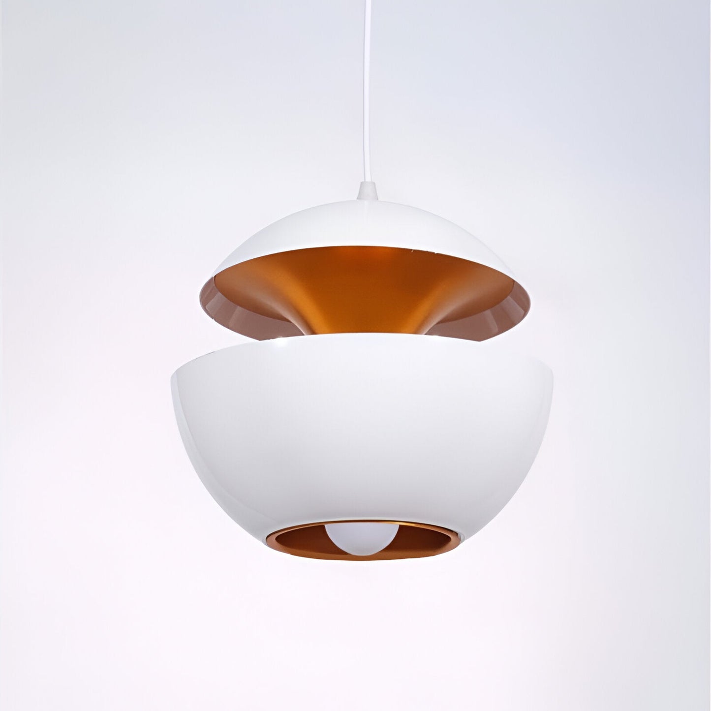 Apfel pendellampe - sort hvid sol pendellampe - kunstnerisk e27 pendellampe