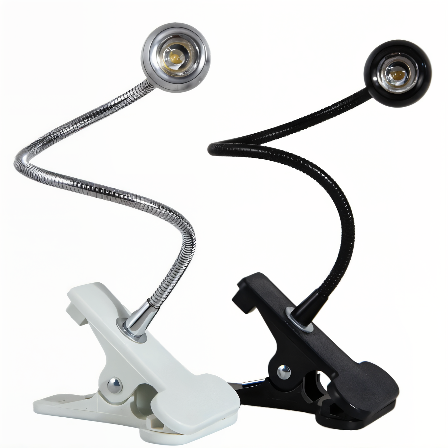 Clipnglow skrivebordslampe - 360° drejelig, usb-drevet, fleksibel skrivebordslampe