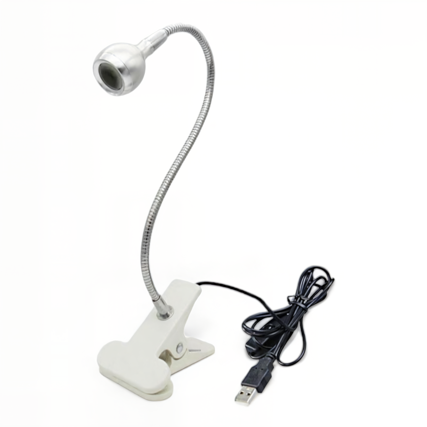 Clipnglow skrivebordslampe - 360° drejelig, usb-drevet, fleksibel skrivebordslampe