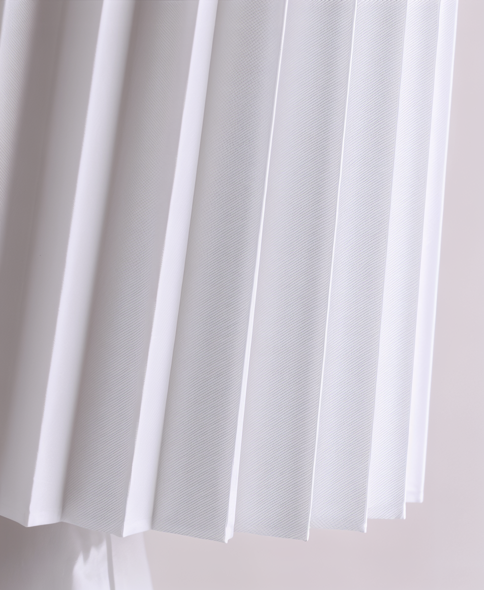 Conepleated bordlampe - led keramisk milkshake skrivebordslampe