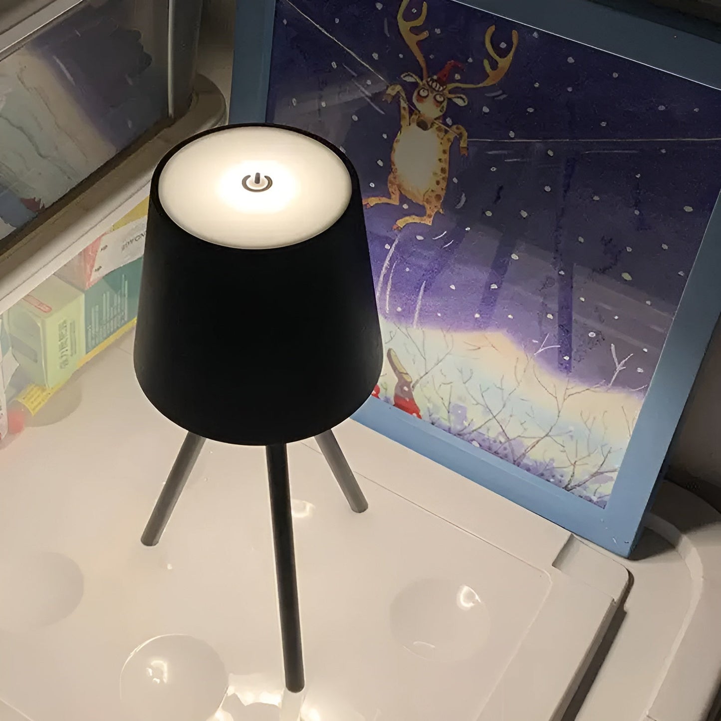Ledningsfri chic lampe - ledningsfri bordlampe til stilfuld belysning
