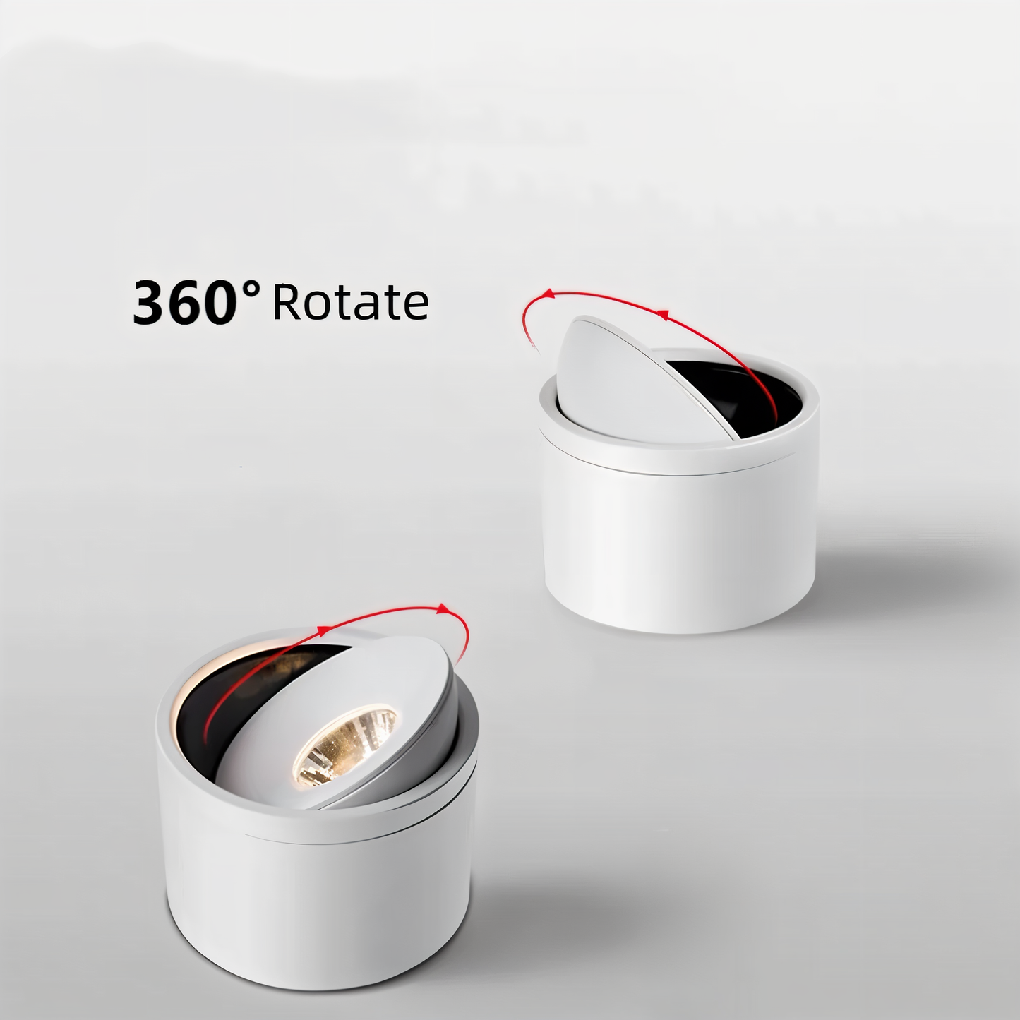 Cylinflex spotlights - minimalistiske 360° drejelige led-downlights