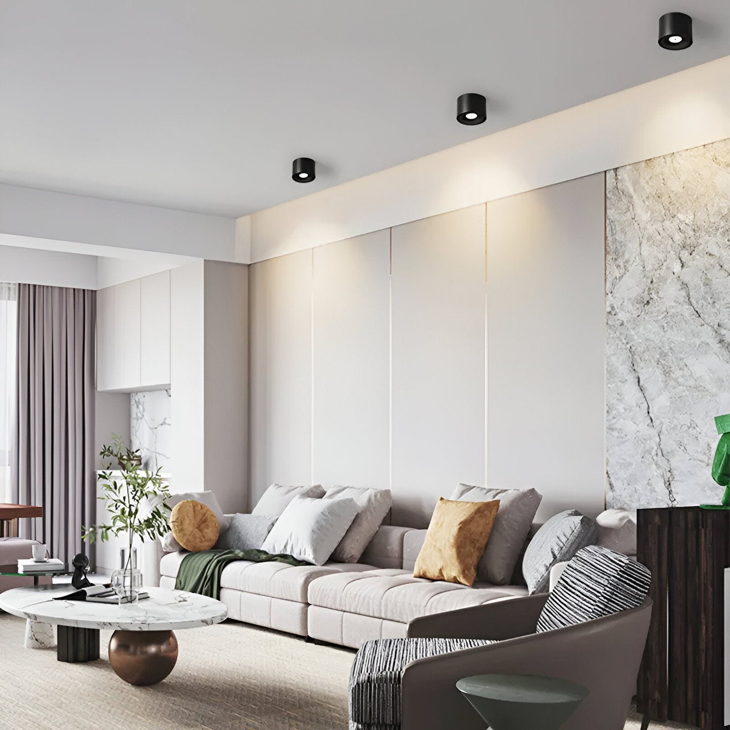 Cylinflex spotlights - minimalistiske 360° drejelige led-downlights