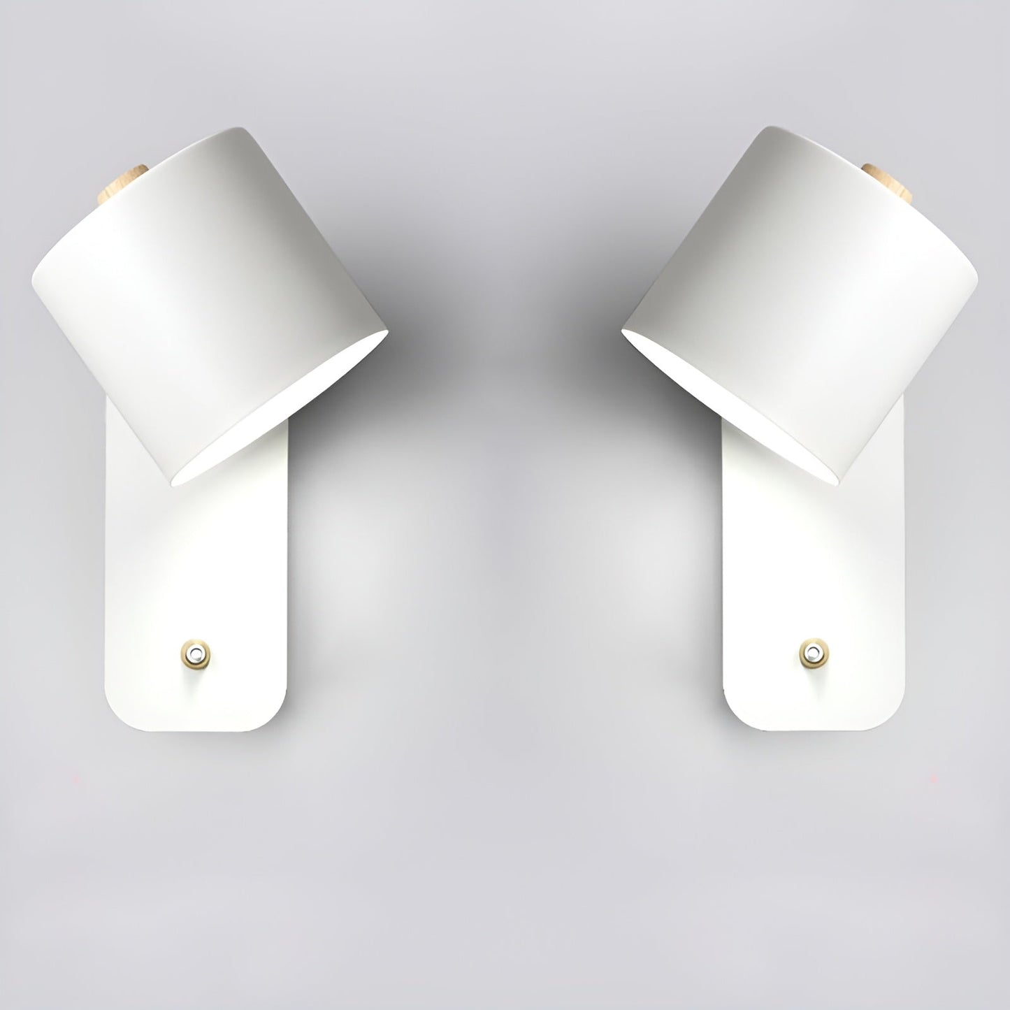 Easypush-væglampe - roterbar mini-led-cylinderlampe