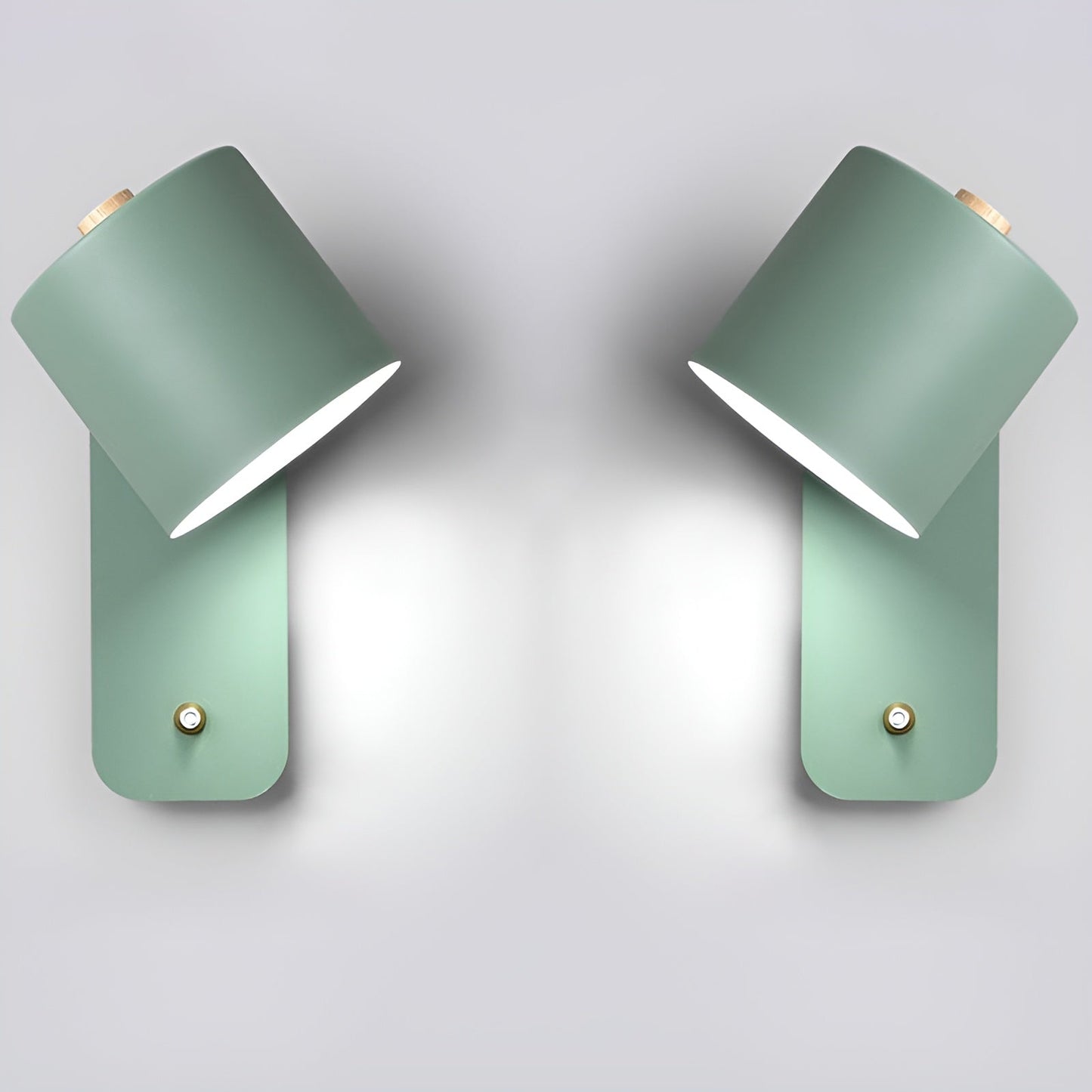 Easypush-væglampe - roterbar mini-led-cylinderlampe