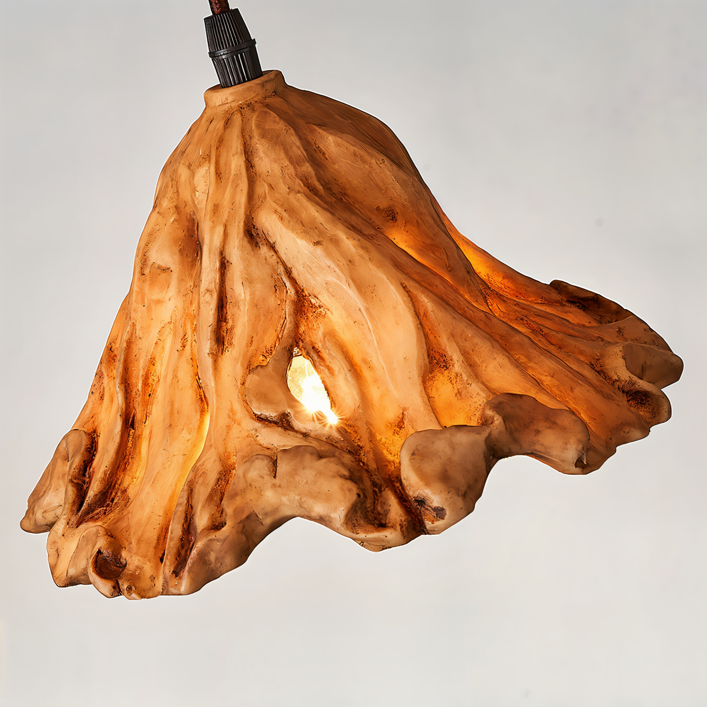 Fiery pendel - kunstnerisk vulkan-designet hængelampe i resin