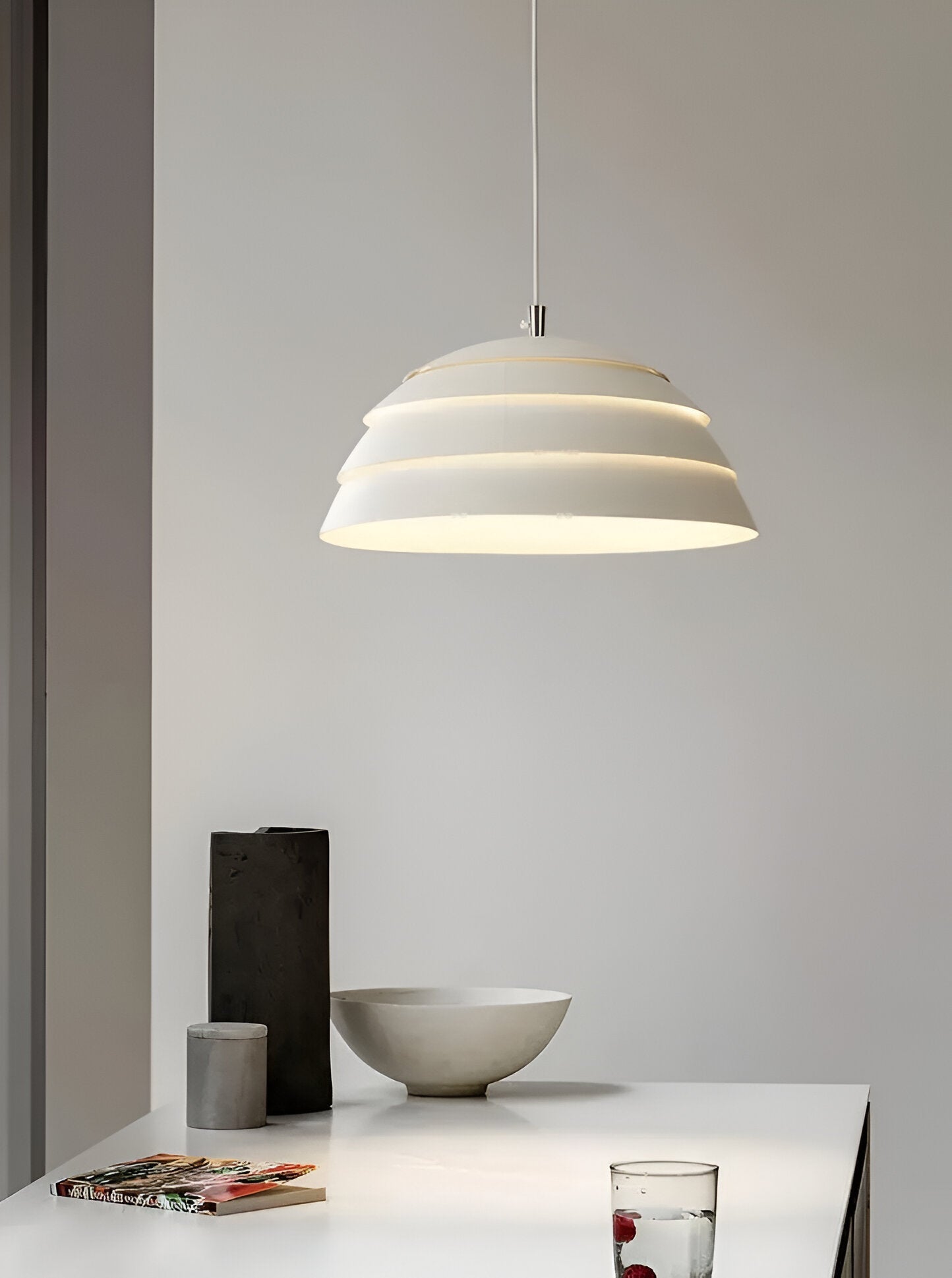 Lys led-pendel - hierarkisk kuppel-pendel - ledningspendel