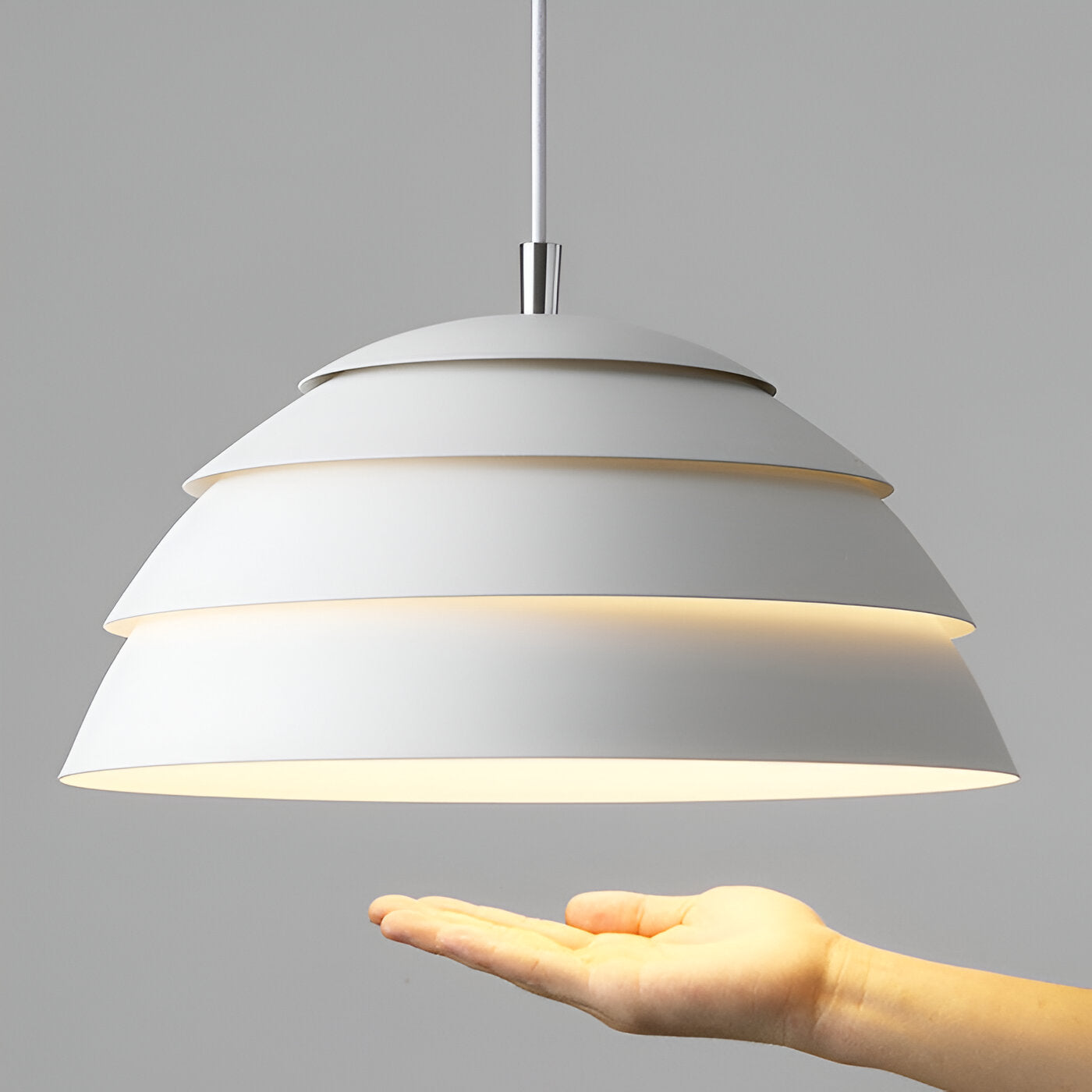 Lys led-pendel - hierarkisk kuppel-pendel - ledningspendel