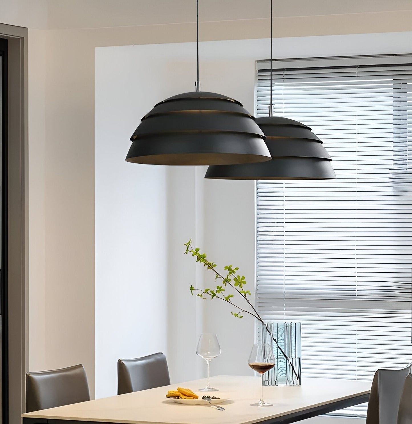Lys led-pendel - hierarkisk kuppel-pendel - ledningspendel