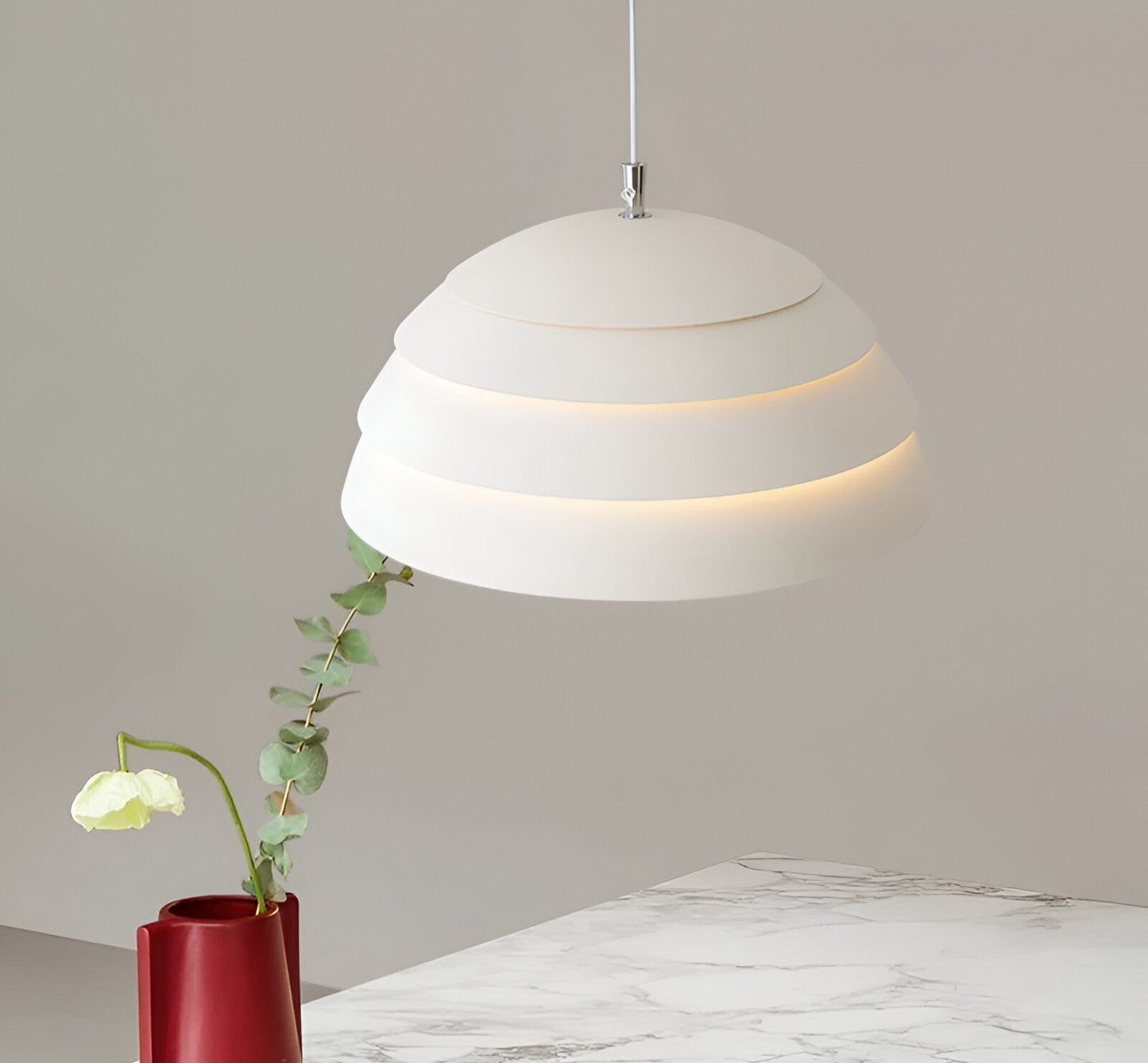Lys led-pendel - hierarkisk kuppel-pendel - ledningspendel